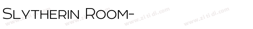 Slytherin Room字体转换